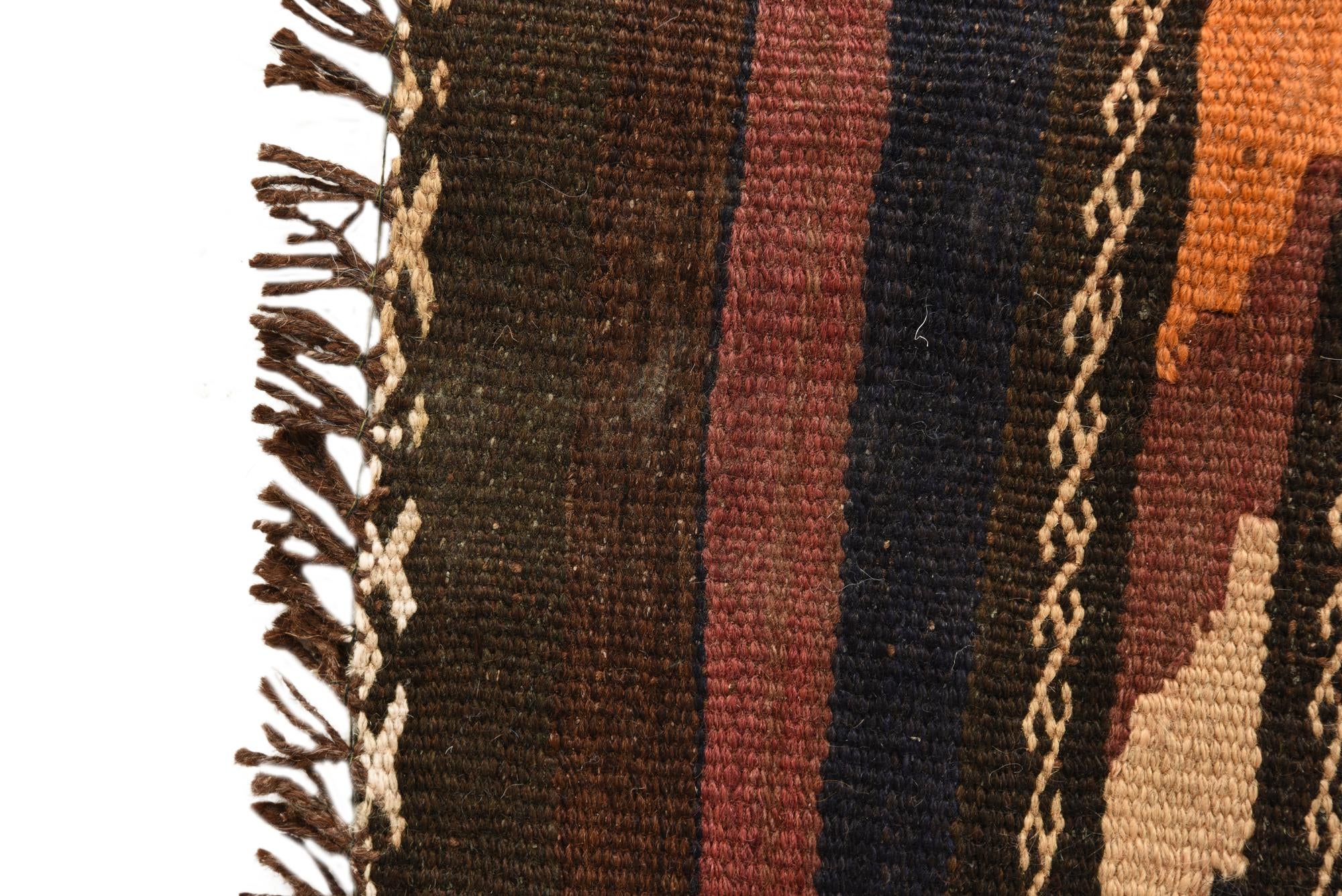 110cm x 135cm Tejido a mano Kilim Fars Alfombra Lana