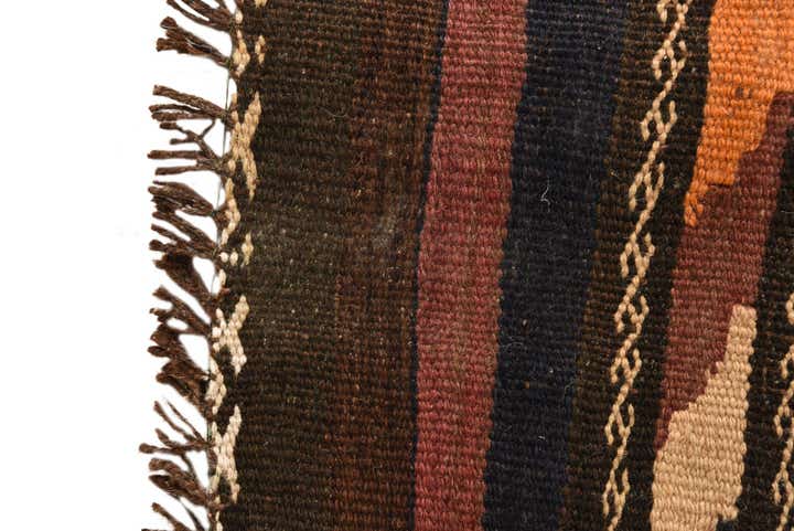 3' 7 x 4' 6 Hand Woven Kilim Fars Wool Rug