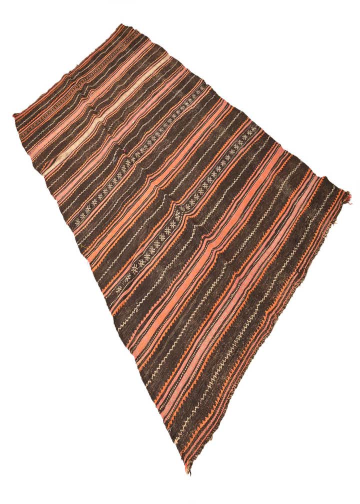 5' x 9' 6 Hand Woven Kilim Fars Wool Rug