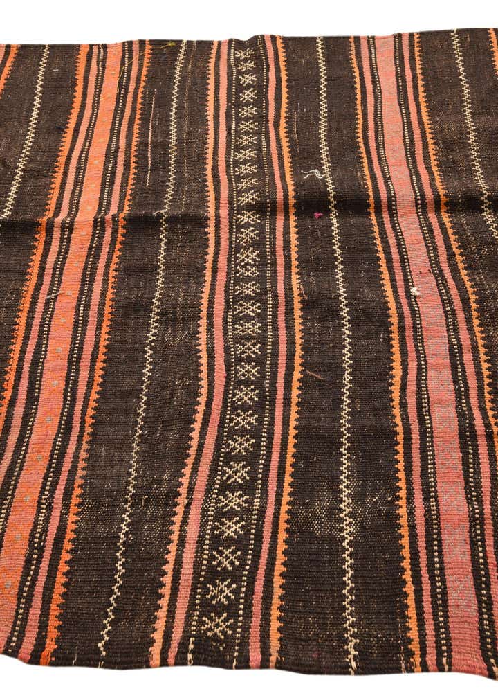 5' x 9' 6 Hand Woven Kilim Fars Wool Rug