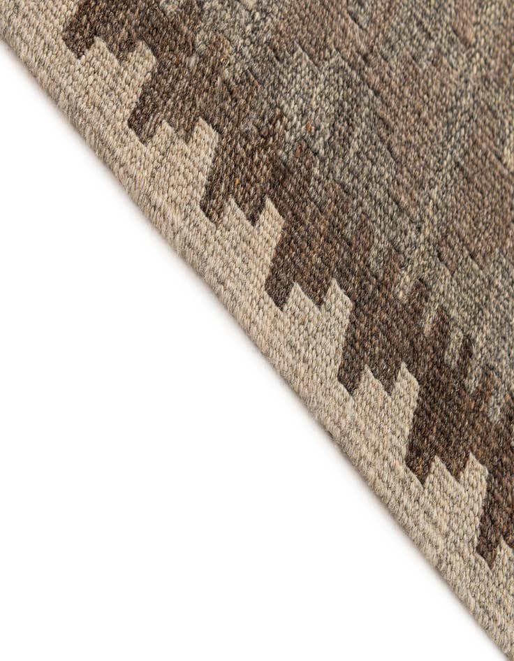 Detail image of 3' 11 x 6' 9  Hand Woven Kilim Maymana Wool Rug