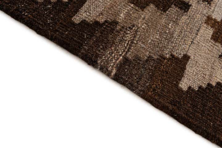 5' x 6' 9 Hand Woven Kilim Maymana Wool Rug