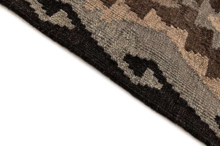 5' x 6' 7 Hand Woven Kilim Maymana Wool Rug