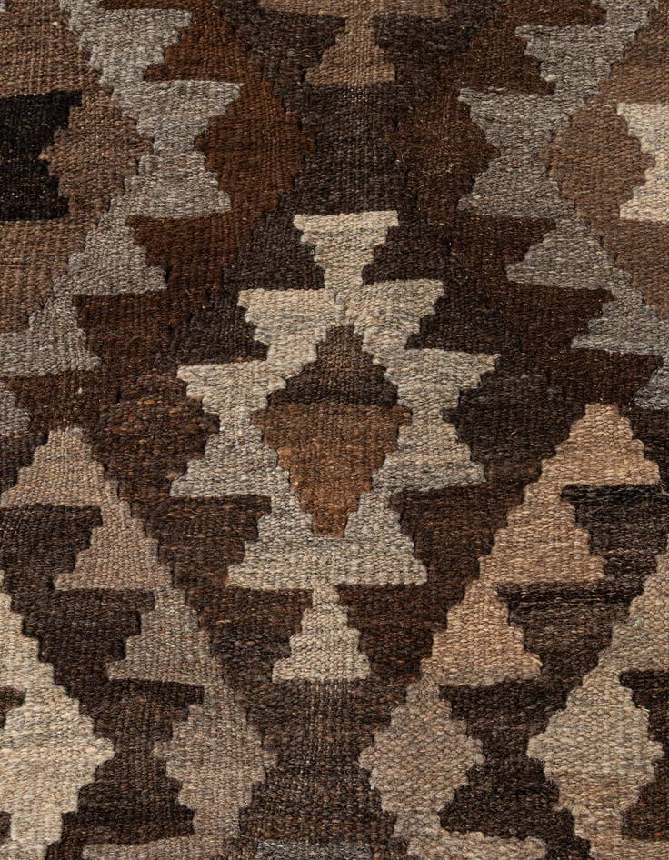 Detail image of 5' x 6' 7  Hand Woven Kilim Maymana Wool Rug