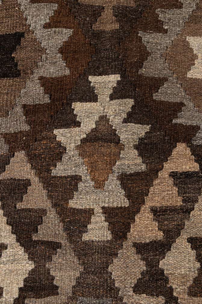 5' x 6' 7 Hand Woven Kilim Maymana Wool Rug