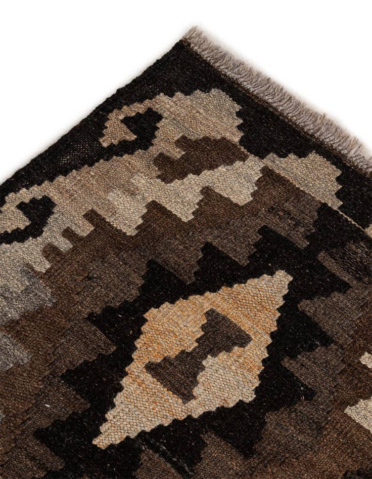 Detail image of 5' x 6' 7  Hand Woven Kilim Maymana Wool Rug