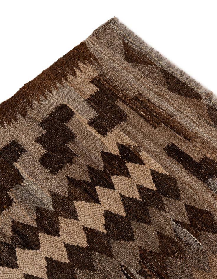 Detail image of 5' 4 x 5' 11  Hand Woven Kilim Maymana Wool Rug