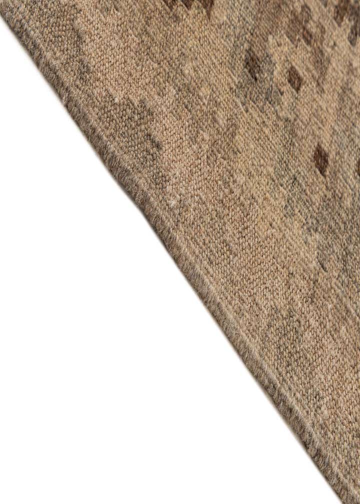 6' 11 x 9' 6 Hand Woven Kilim Maymana Wool Rug