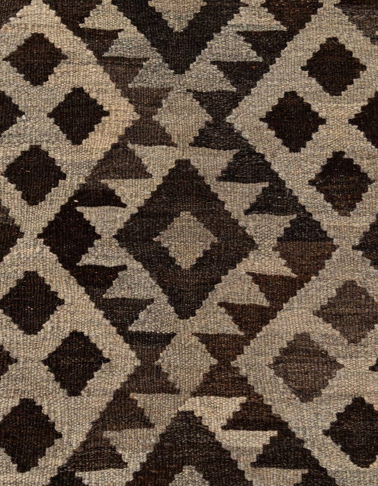 Detail image of 6' 10 x 9' 7  Hand Woven Kilim Maymana Wool Rug