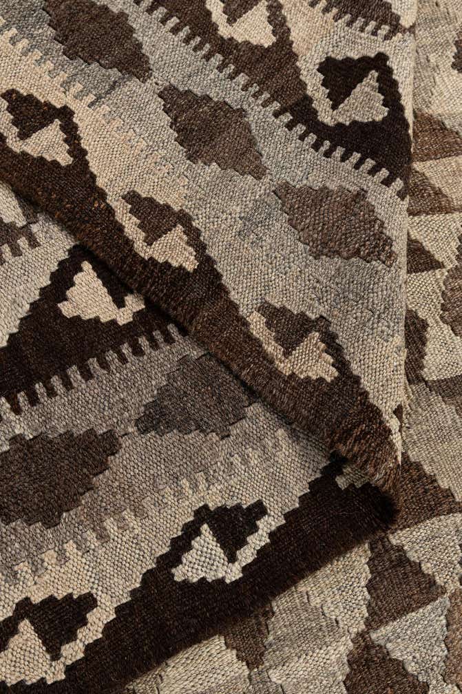 7' x 10' 2 Hand Woven Kilim Maymana Wool Rug