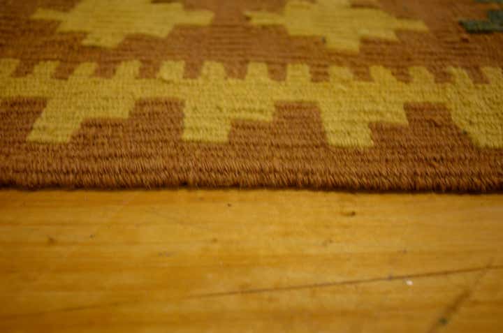 3' 4 x 6' 5 Hand Woven Kilim Maymana Wool Rug