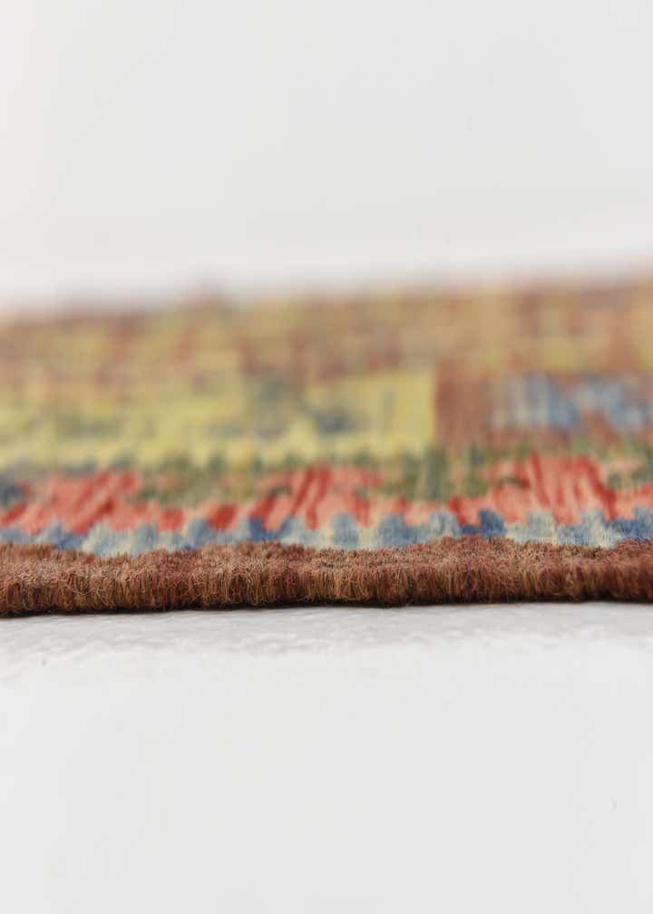 3' 4 x 6' 3 Hand Woven Kilim Maymana Wool Rug