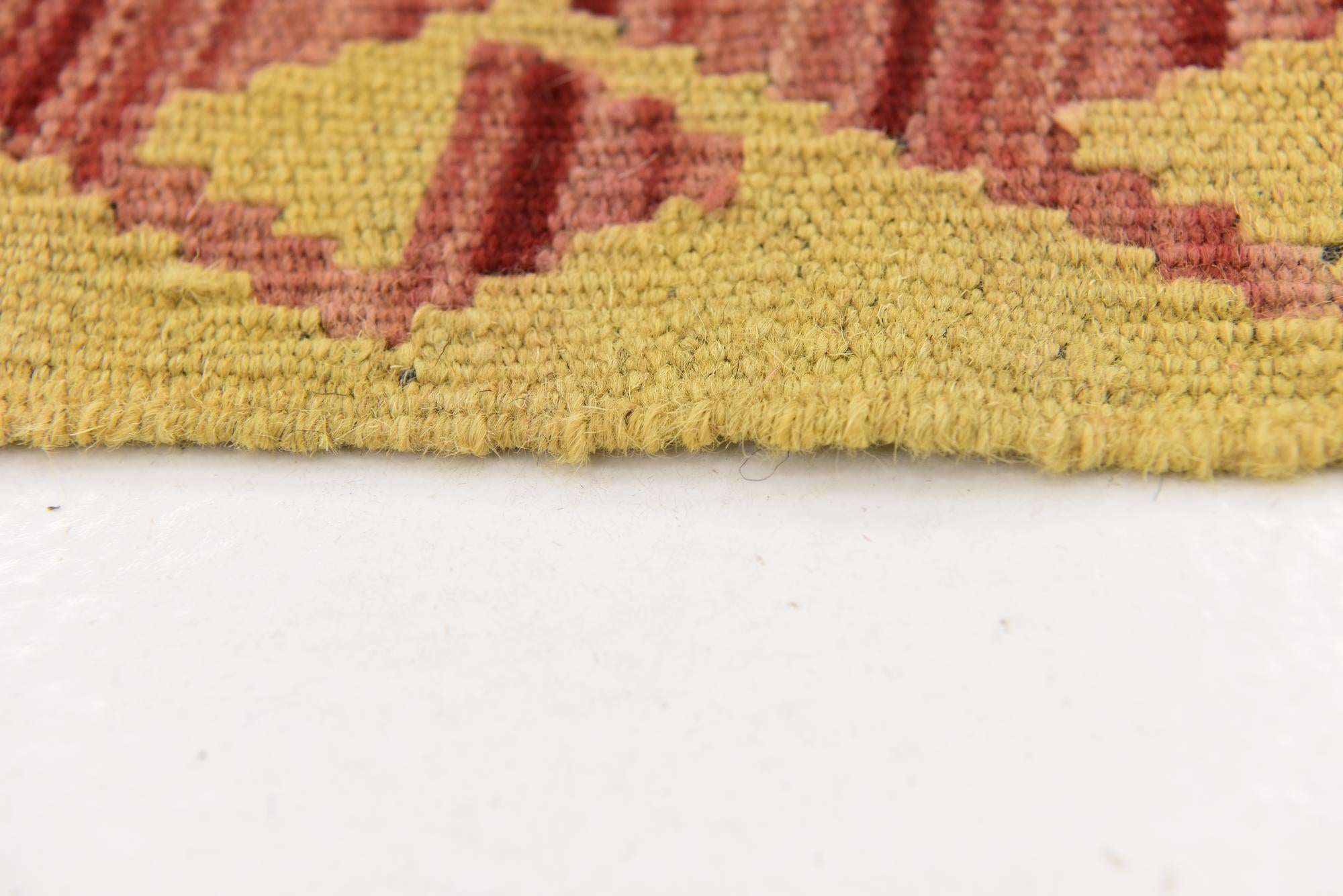 3' 3 x 6' 6 Hand Woven Kilim Maymana Wool Rug