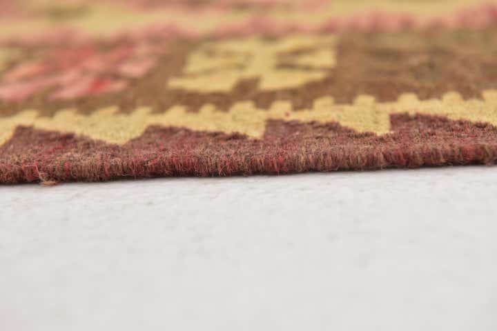 3' 3 x 4' 10 Hand Woven Kilim Maymana Wool Rug