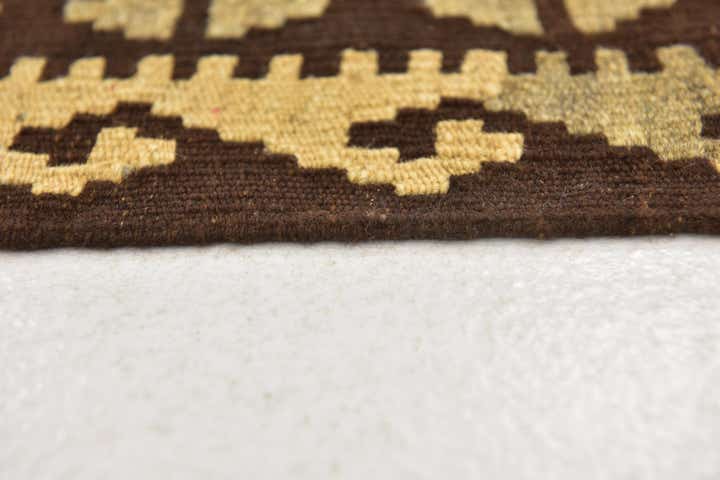 3' 4 x 5' Hand Woven Kilim Maymana Wool Rug