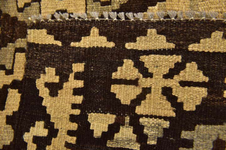 3' 4 x 5' Hand Woven Kilim Maymana Wool Rug