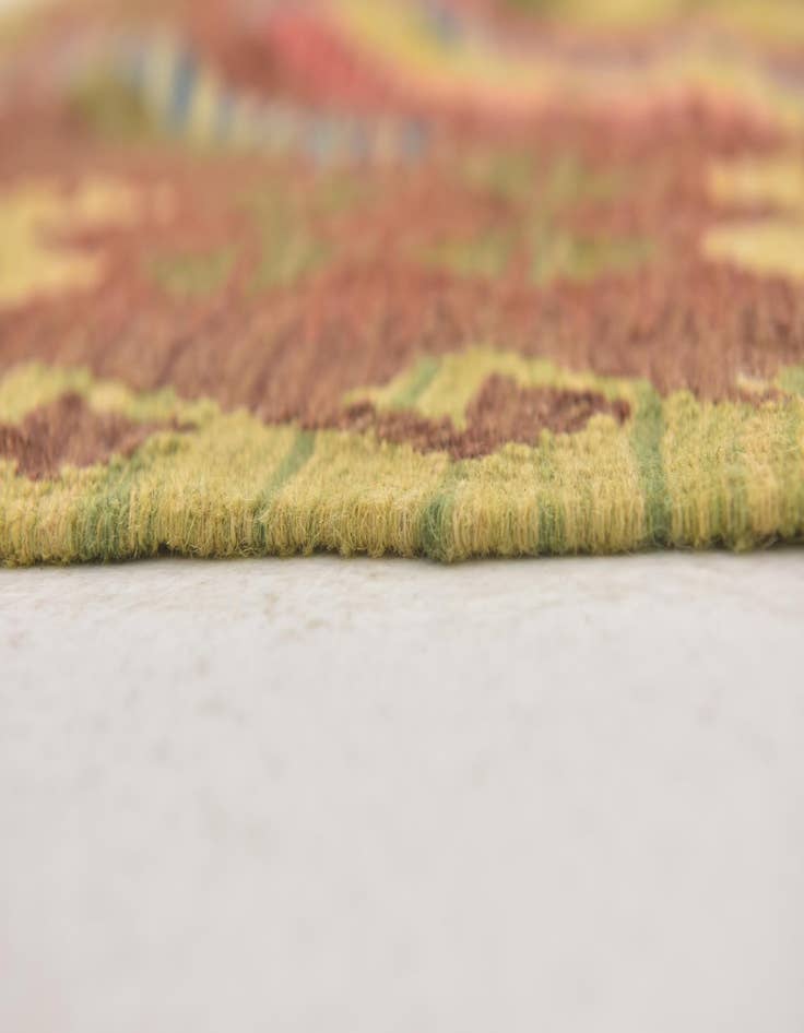 Detail image of 3' 3 x 4' 2  Hand Woven Kilim Maymana Wool Rug