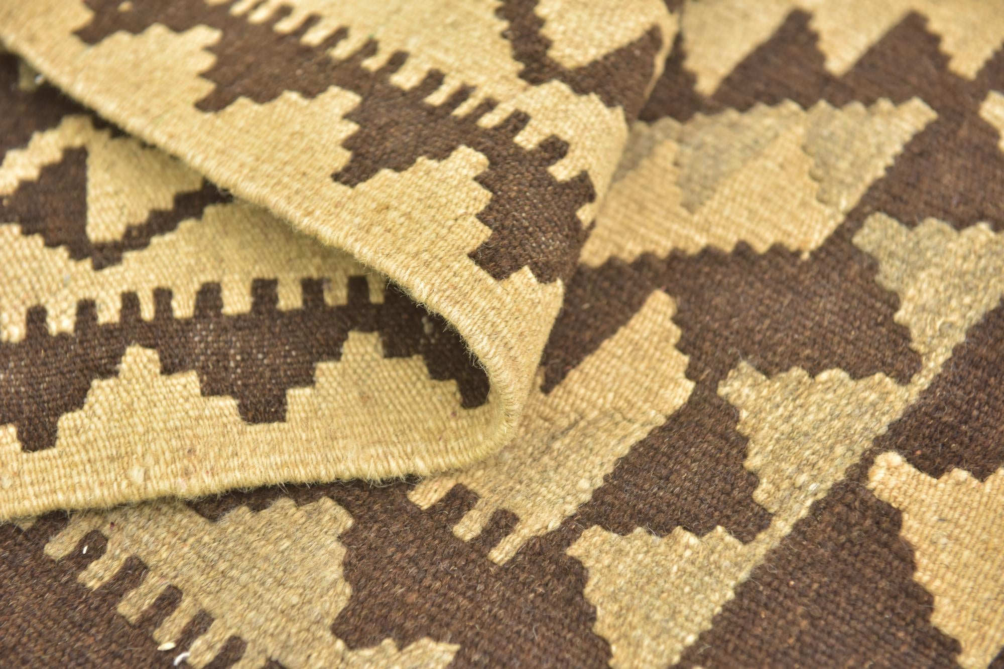 90cm x 125cm Tejido a mano Kilim Maymana Alfombra Lana