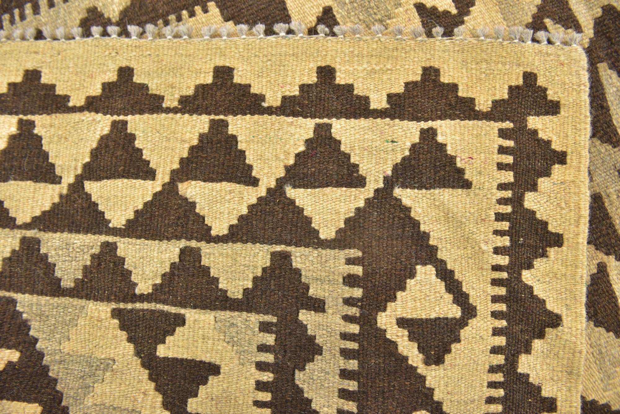90cm x 125cm Tejido a mano Kilim Maymana Alfombra Lana