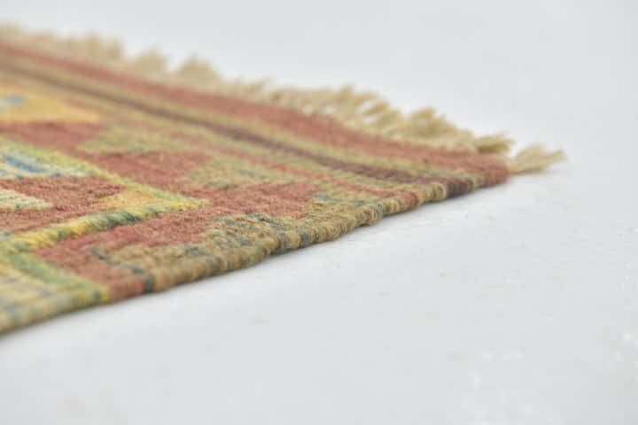 3' 3 x 5' Hand Woven Kilim Maymana Wool Rug