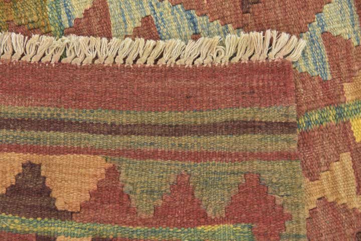 3' 3 x 5' Hand Woven Kilim Maymana Wool Rug
