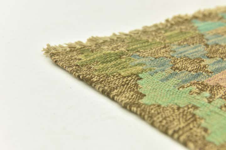 120cm x 170cm Hand Woven Kilim Maymana Wool Rug