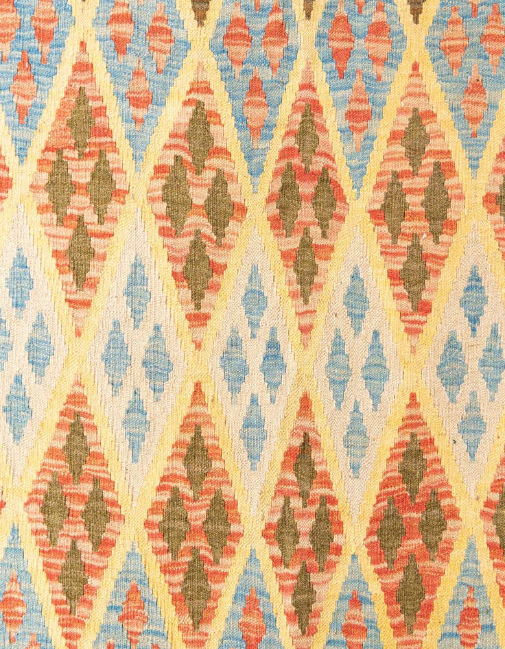 Detail image of 5' x 6' 5  Hand Woven Kilim Maymana Wool Rug