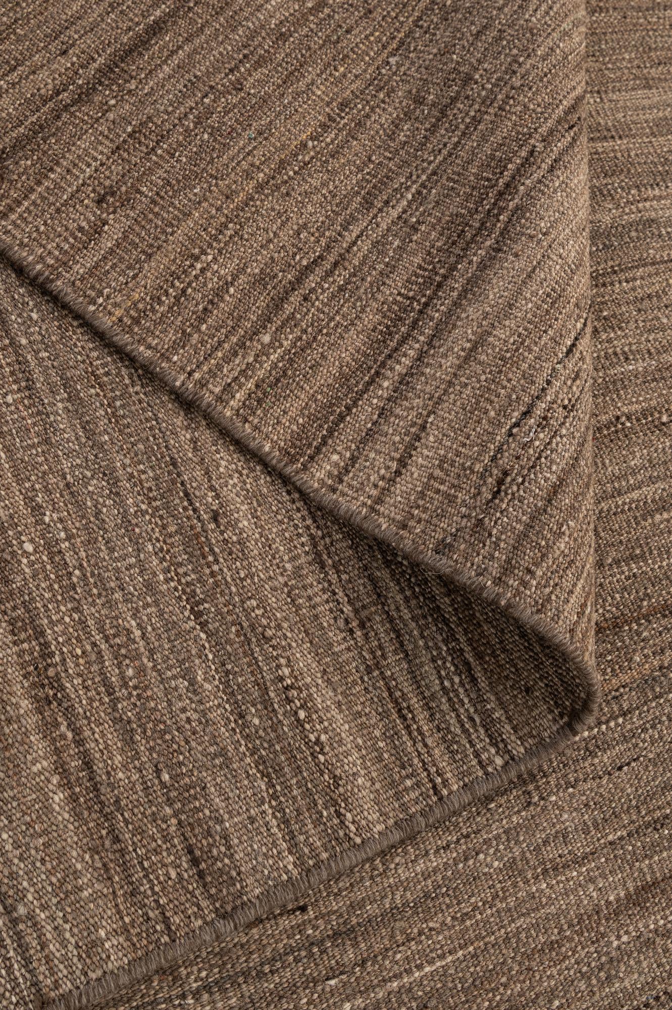 6' 5 x 9' 8 Hand Woven Kilim Modern Wool Rug