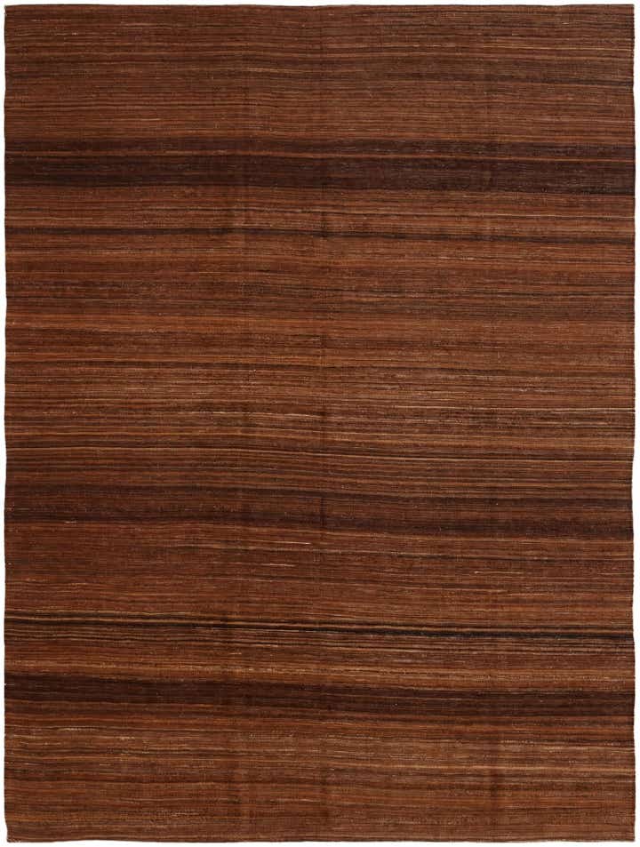 7' x 9' 5 Hand Woven Kilim Modern Wool Rug