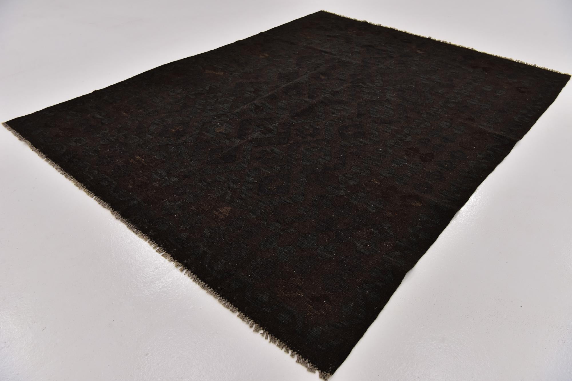 6' x 8' Hand Woven Kilim Modern Wool Rug