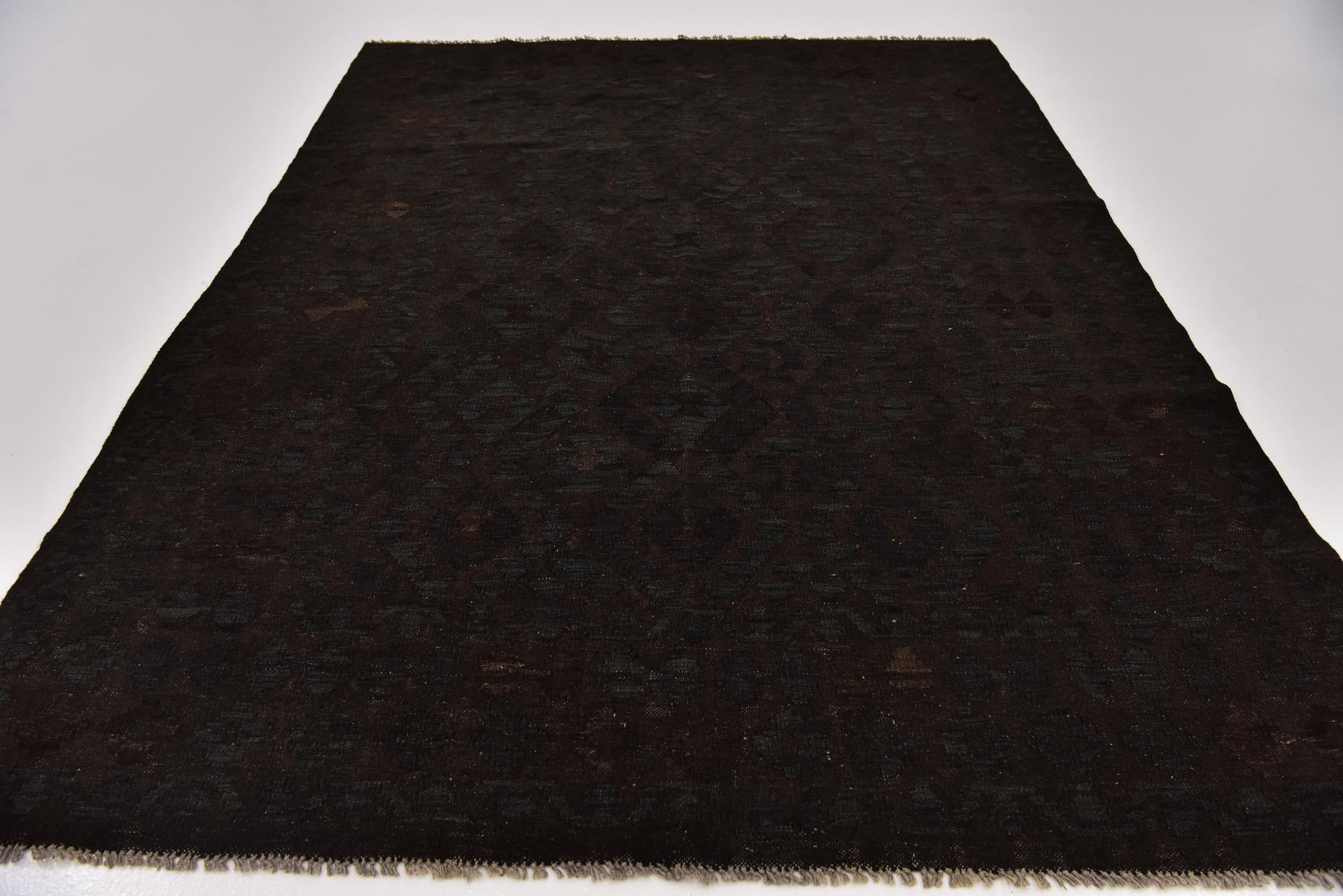 6' x 8' Hand Woven Kilim Modern Wool Rug