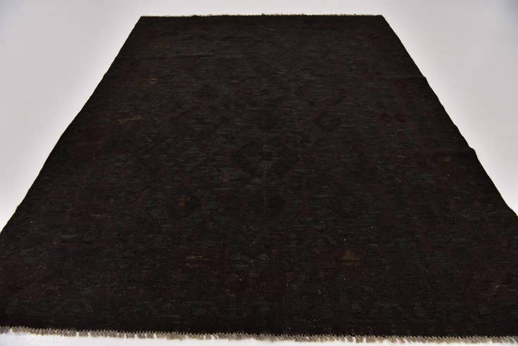 Detail image of 6' x 8' Hand Woven Kilim Modern Wool Rug