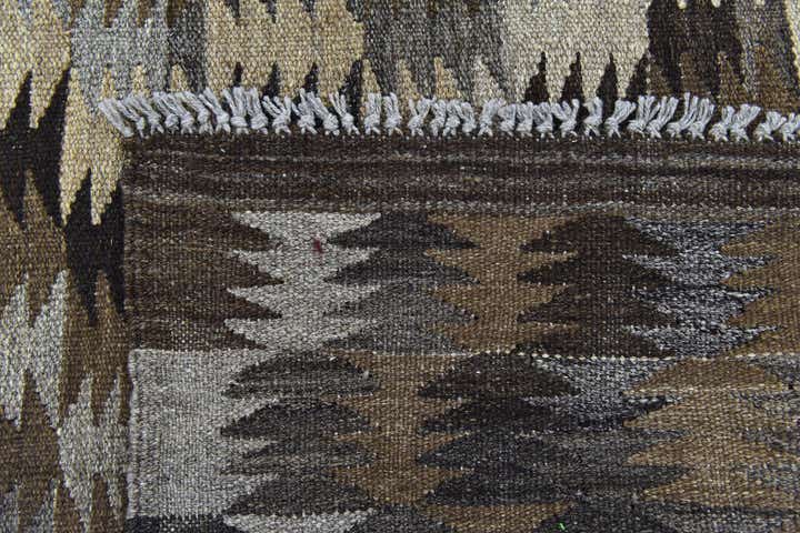 5' 8 x 8' 2 Hand Woven Kilim Modern Wool Rug