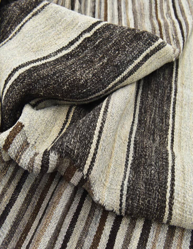 Detail image of 5' 5 x 7' 9  Hand Woven Kilim Modern Wool Rug