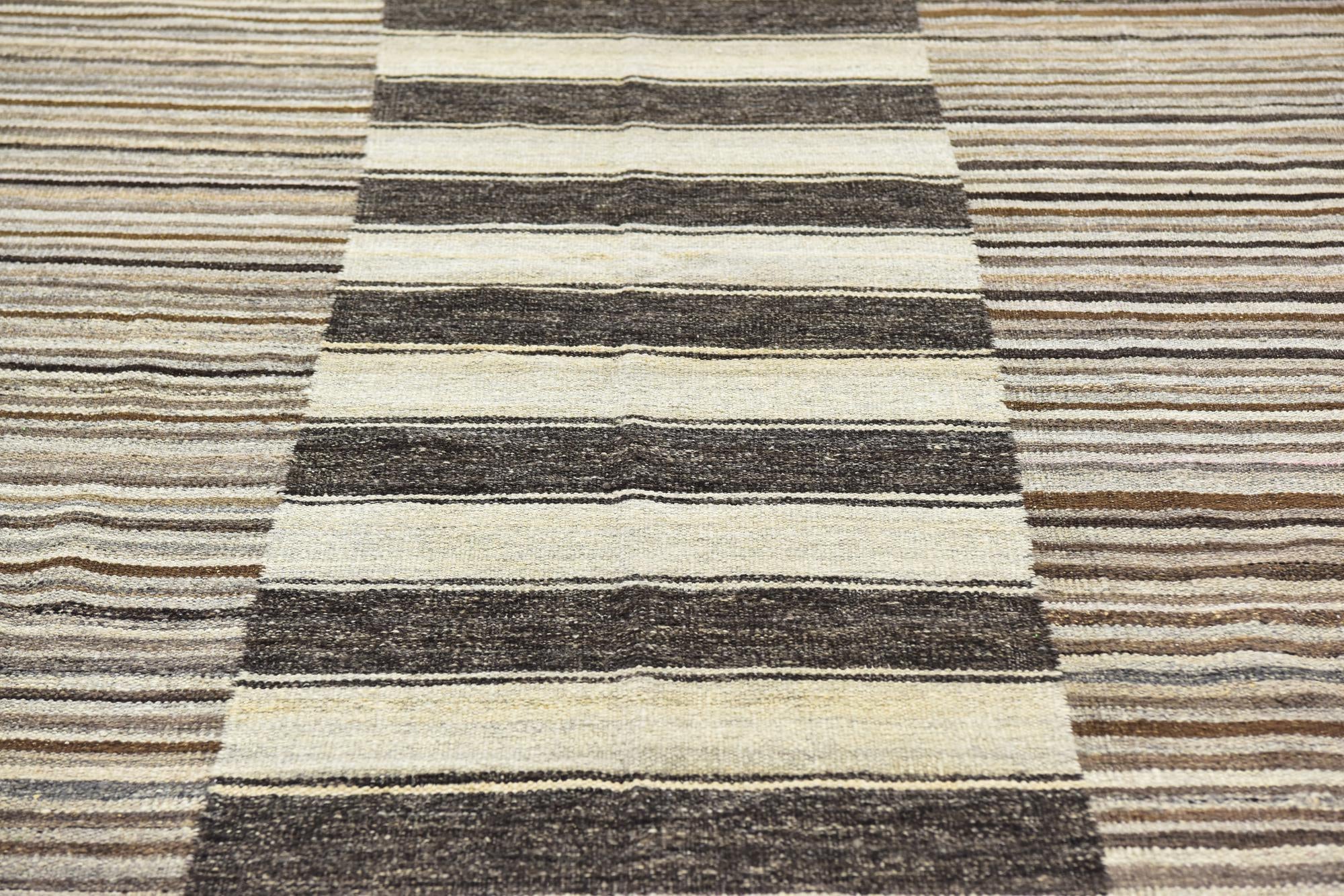 5' 5 x 7' 9 Hand Woven Kilim Modern Wool Rug