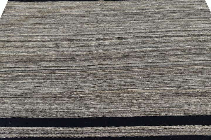5' 10 x 7' 6 Hand Woven Kilim Modern Wool Rug