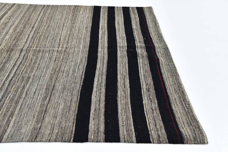 Detail image of 5' 10 x 7' 6 Hand Woven Kilim Modern Wool Rug