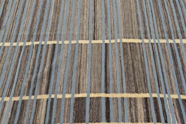 5' 6 x 8' Hand Woven Kilim Modern Wool Rug