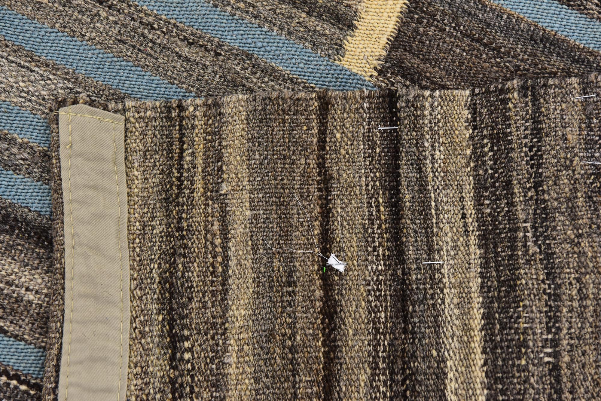 5' 6 x 8' Hand Woven Kilim Modern Wool Rug