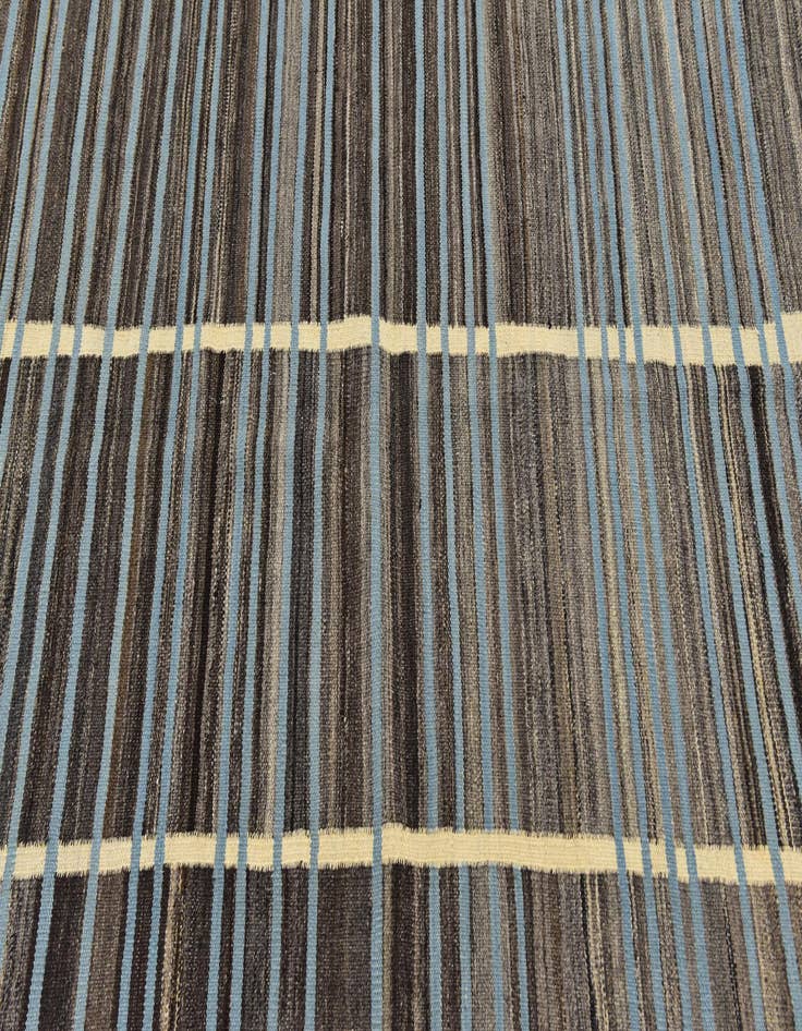 Detail image of 5' 8 x 8' 2  Hand Woven Kilim Modern Wool Rug