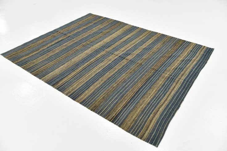 Detail image of 5' 10 x 7' 7 Hand Woven Kilim Modern Wool Rug