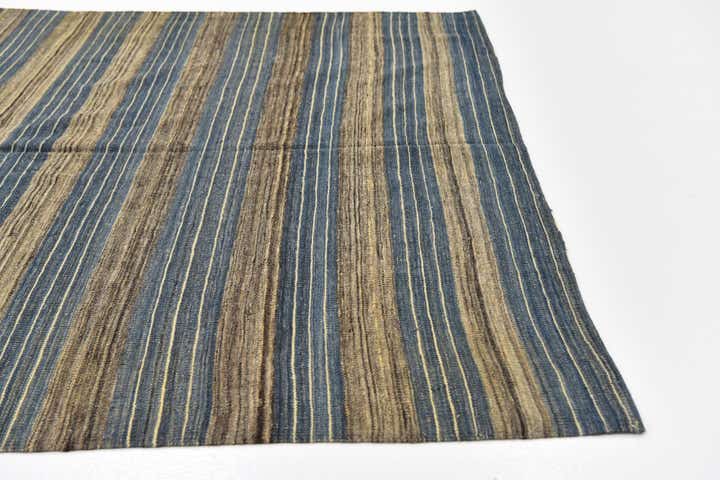 5' 10 x 7' 7 Hand Woven Kilim Modern Wool Rug