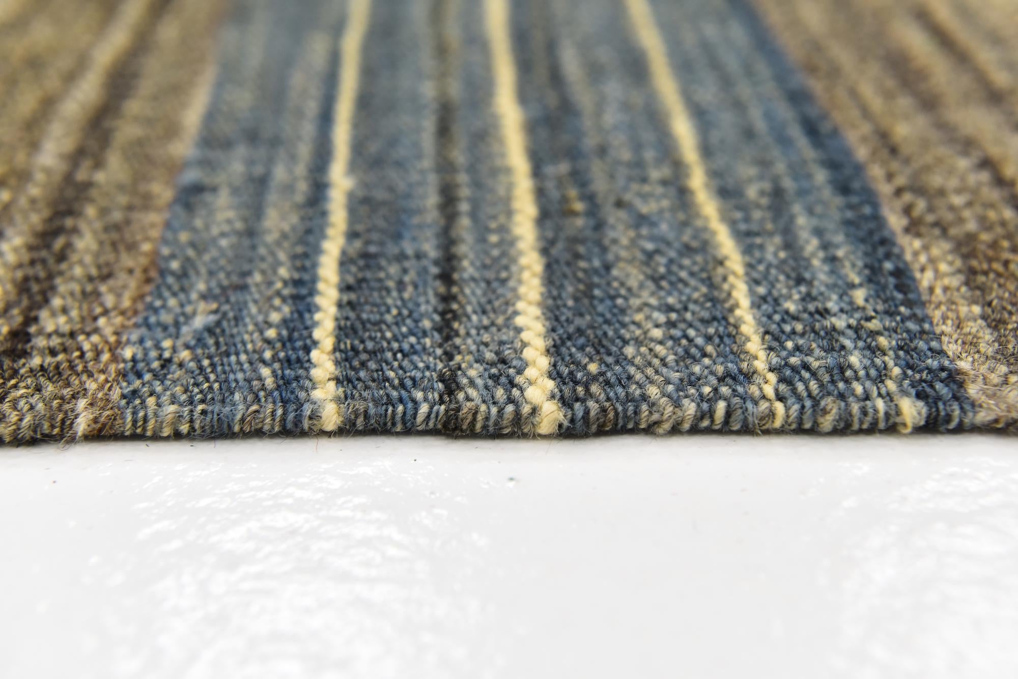 5' 10 x 7' 7 Hand Woven Kilim Modern Wool Rug