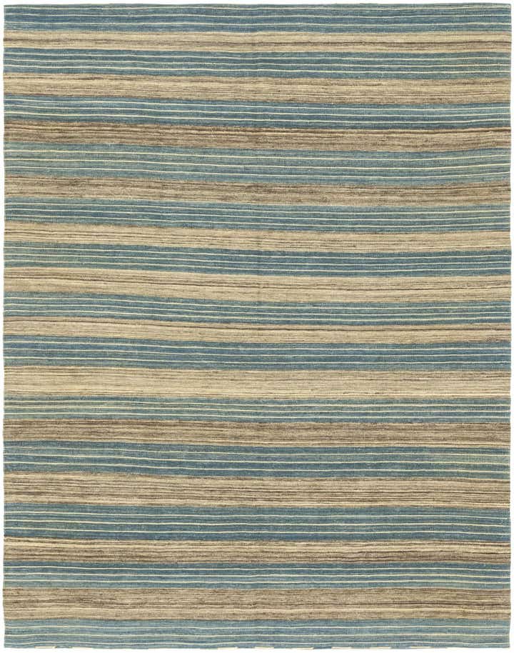 5' 10 x 7' 7 Hand Woven Kilim Modern Wool Rug