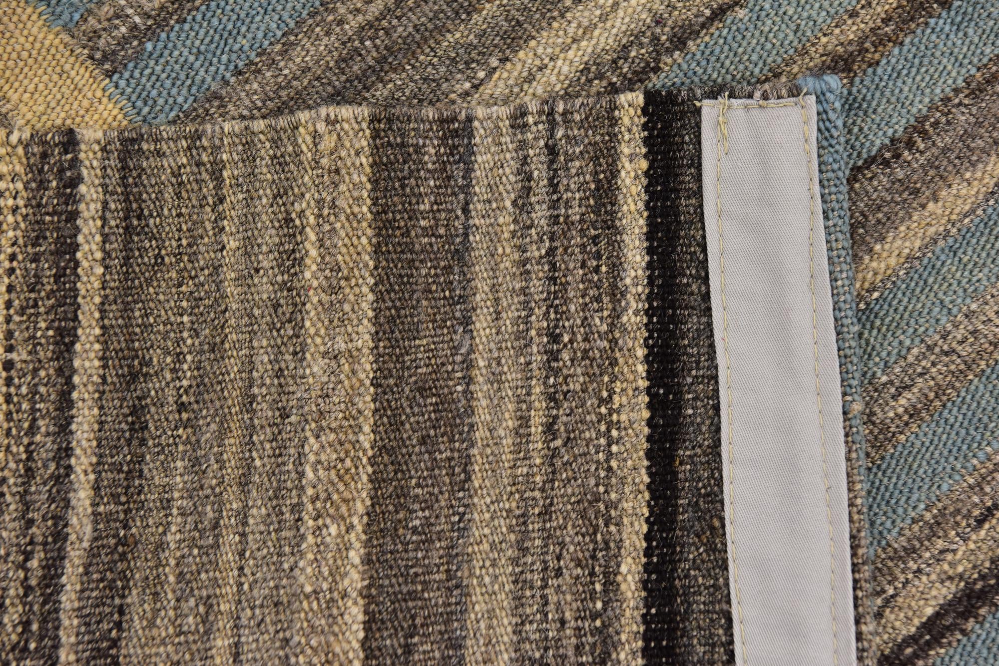 5' 6 x 7' 10 Hand Woven Kilim Modern Wool Rug