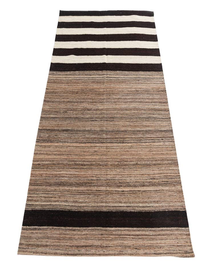 Detail image of 4' 5 x 5' 10  Hand Woven Kilim Modern Wool Rug