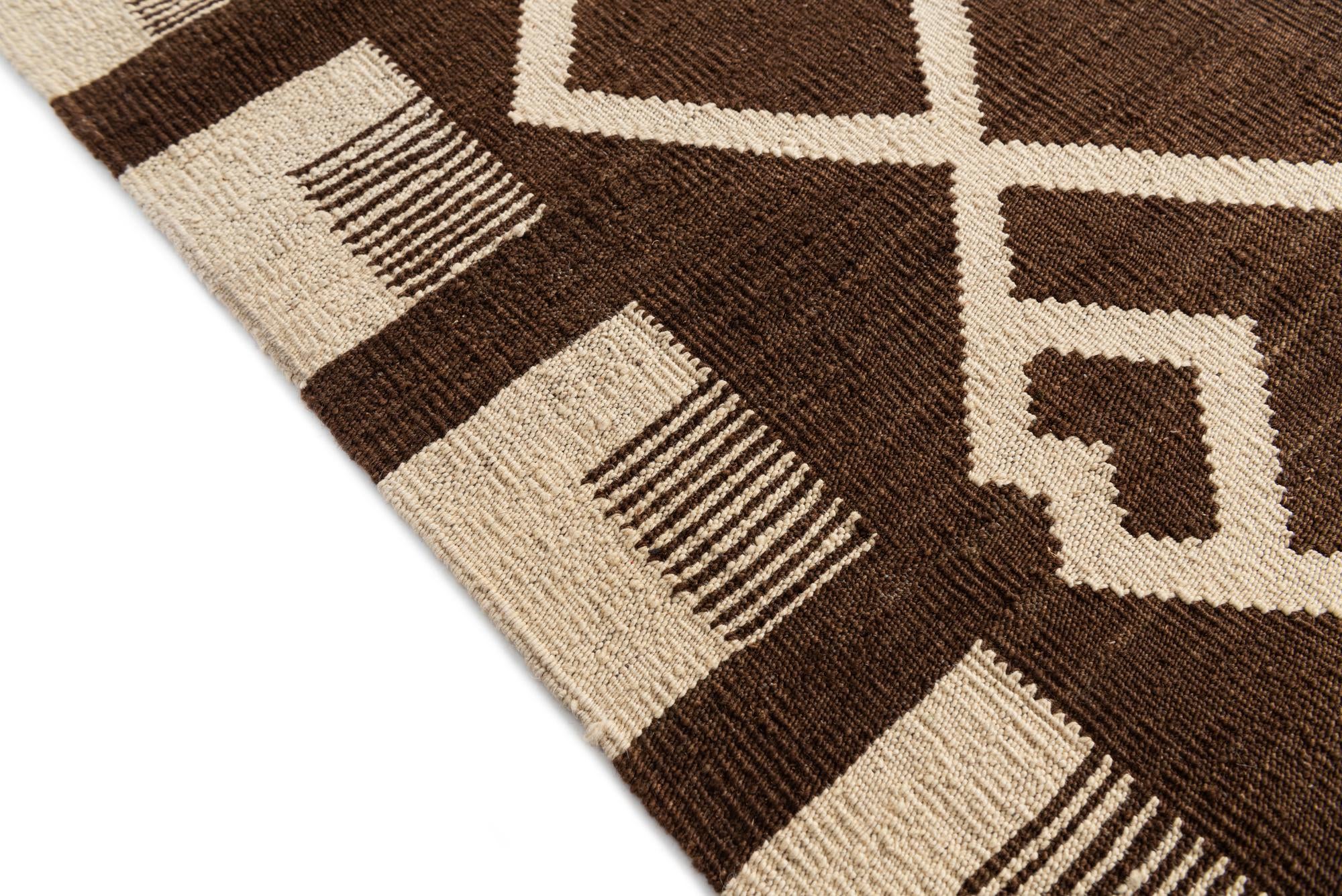 8' 8 x 11' 7 Hand Woven Kilim Modern Wool Rug
