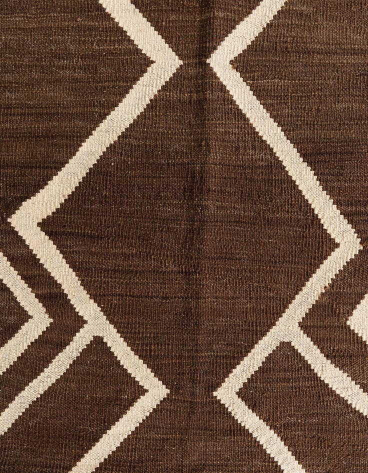 Detail image of 8' 8 x 11' 7  Hand Woven Kilim Modern Wool Rug