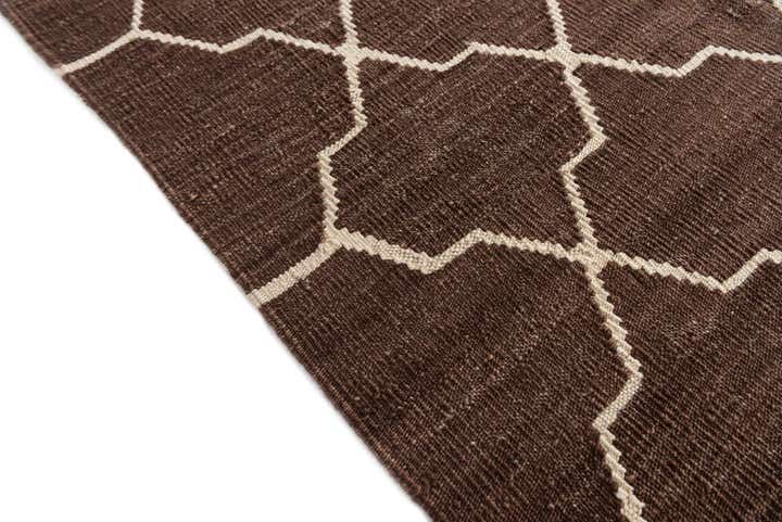 9' x 11' 2 Hand Woven Kilim Modern Wool Rug