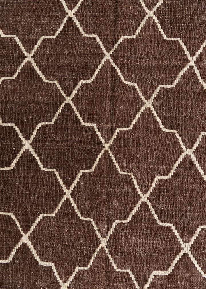 9' x 11' 2 Hand Woven Kilim Modern Wool Rug